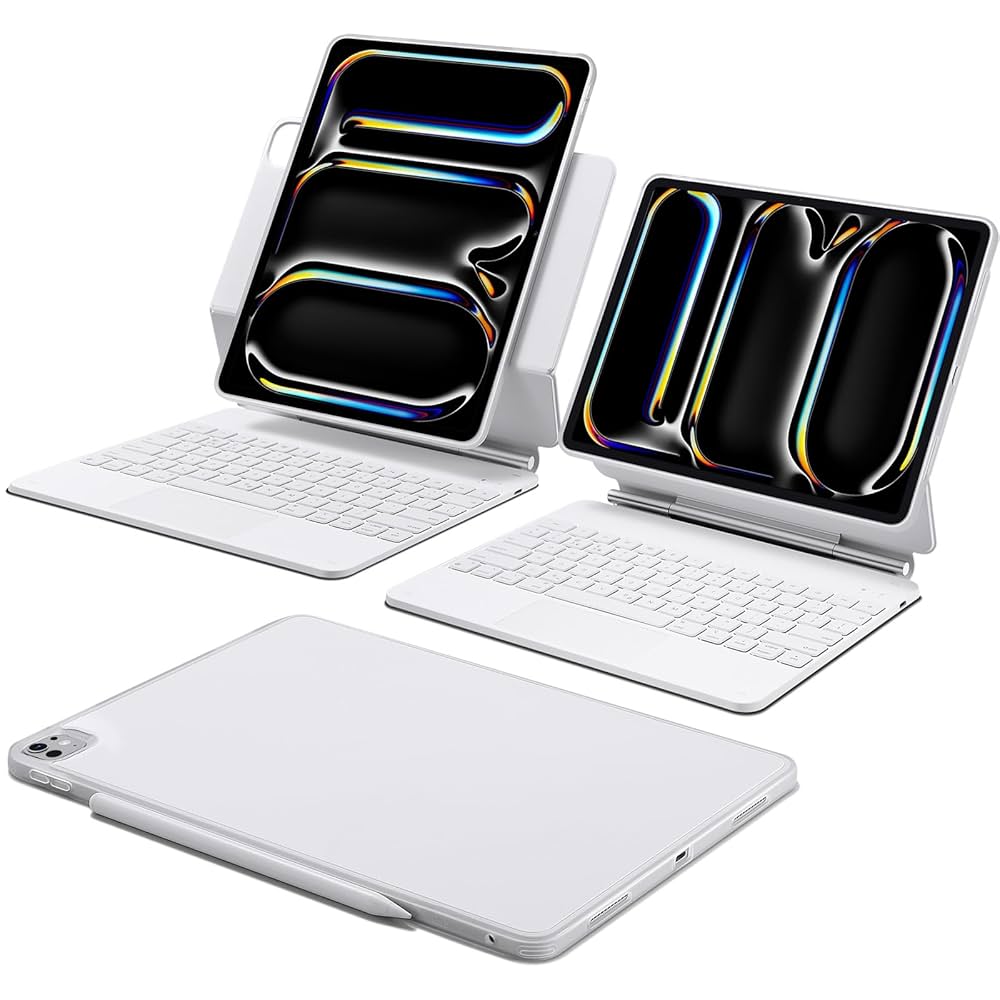 iPadアクセサリー ESR iPad Pro Magnetic Keyboard Case 360 Amazon.com: ESR iPad Pro 12.9 Case with Keyboard, Easy-Set